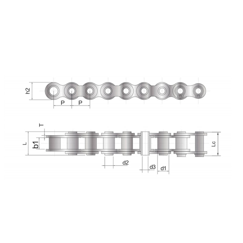 Hohlstift-Rollenkette