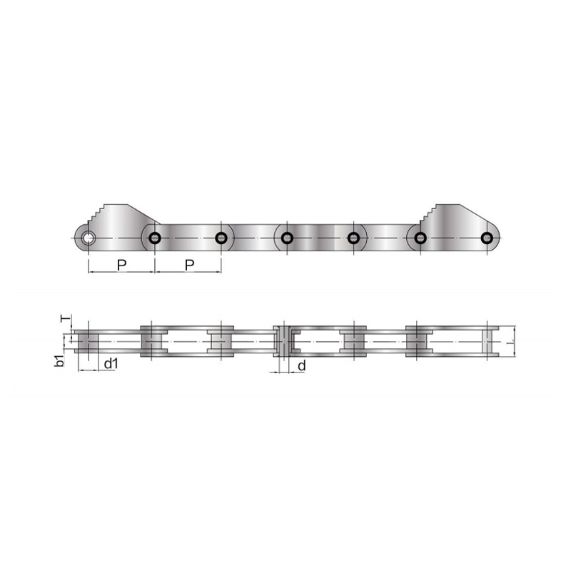 Metallurgische Aufzugskette